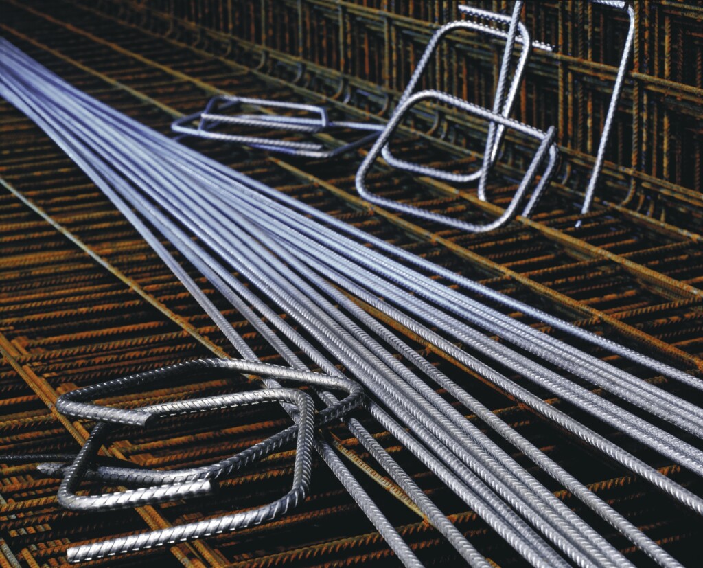 Verzinkter Bewehrungsstahl PREZINC500